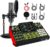 G9 Podcast Microphone Bundle with Live Sound Card Audio Mixer, Podcast Equipment